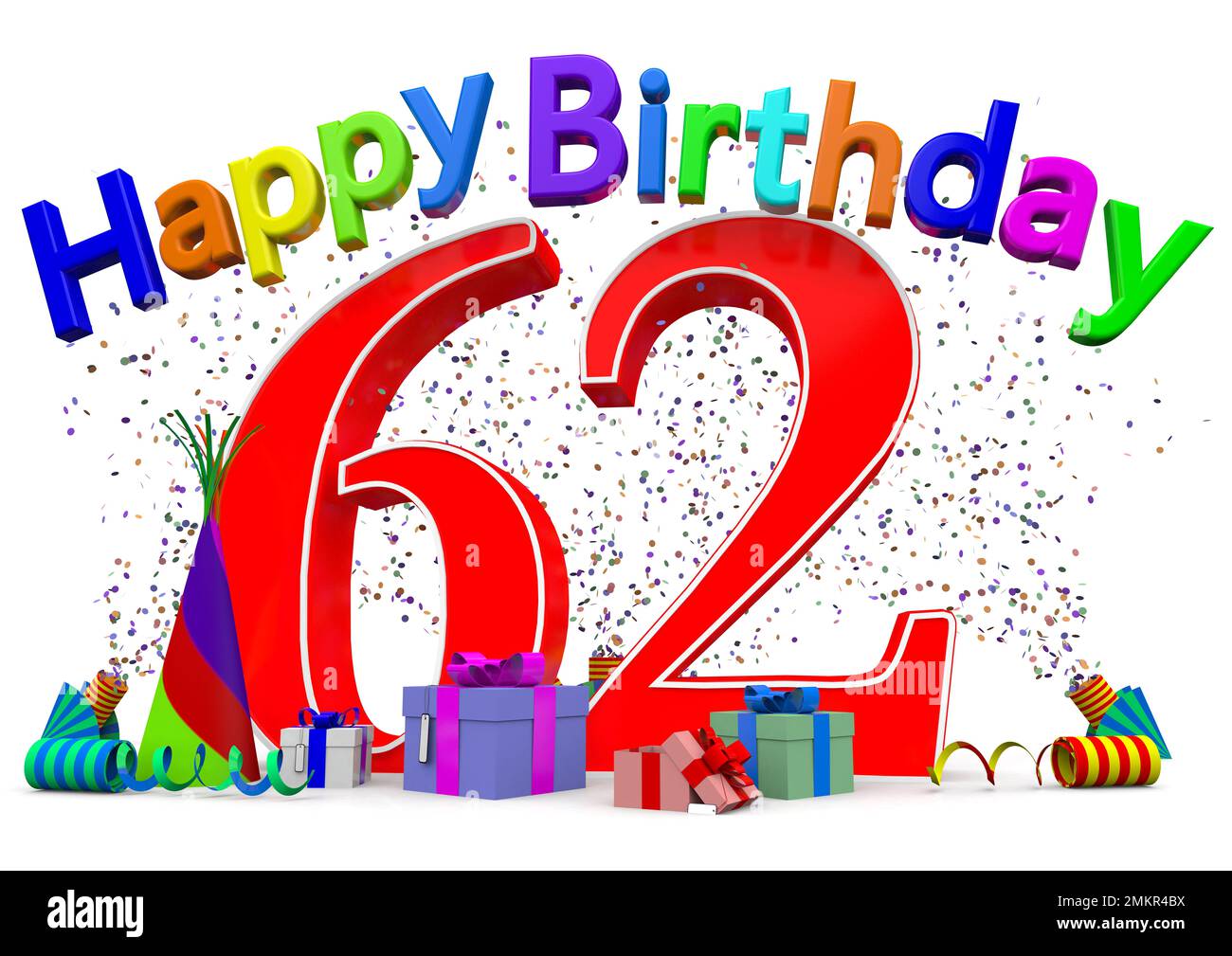 A Big Number With Presents Confetti And The Lettering Happy Birthday a-big-number-with-presents-confetti-and-the-lettering-happy-birthday