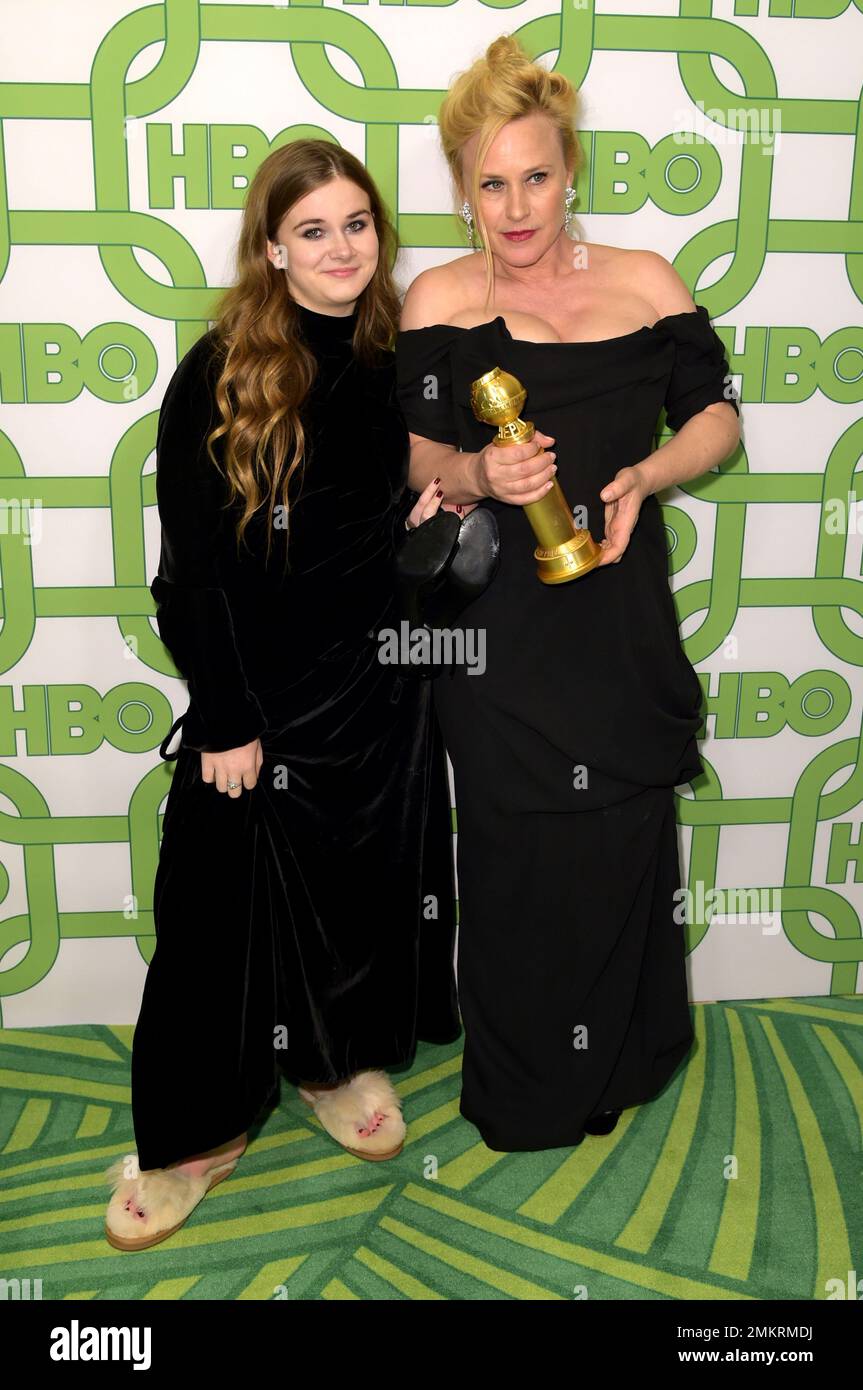 Harlow Olivia Calliope Jane, left, and Patricia Arquette, winner of the(05)