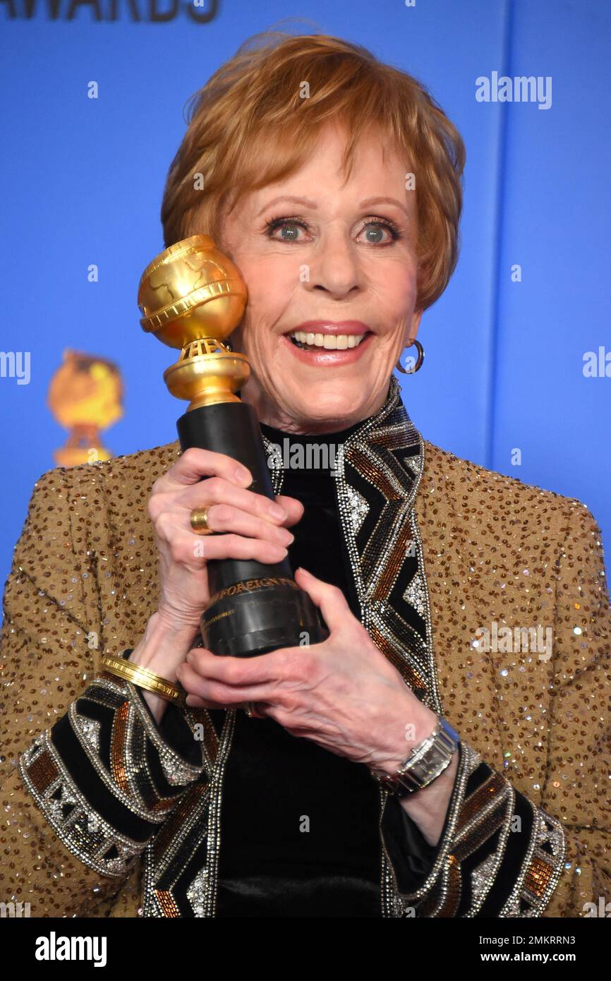 Carol poses in the press room with the inaugural Carol