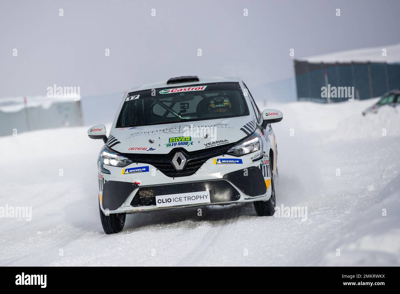 17A Mathieu LANNEPOUDENX (FR), BRUNET COMPETITION, action 17B Joaquin RODRIGO (ES), BRUNET COMPETITION, action during the 2023 Clio Ice Trophy 2023 - GSeries G2 on the Circuit Andorra - Pas de la Casa, on January 28, 2023 in Encamp, Andorra - Picture Damien Doumergue / DPPI Stock Photo