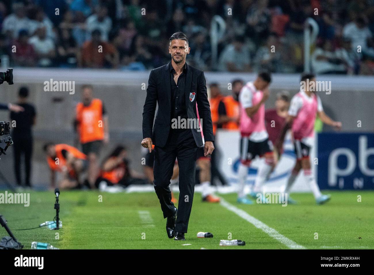 ARGENTINA, 28 January 2023: Manager Martin Demichelis of River Plate, former Bayern Munich coach and player during the Torneo Binance 2023 of Argentine Liga Profesional match between Central Cordoba and River Plate at Stadium Único Madre de Ciudades in Santiago del Estero, Argentina on 28 January 2023. Photo by SFSI Credit: Sebo47/Alamy Live News Stock Photo