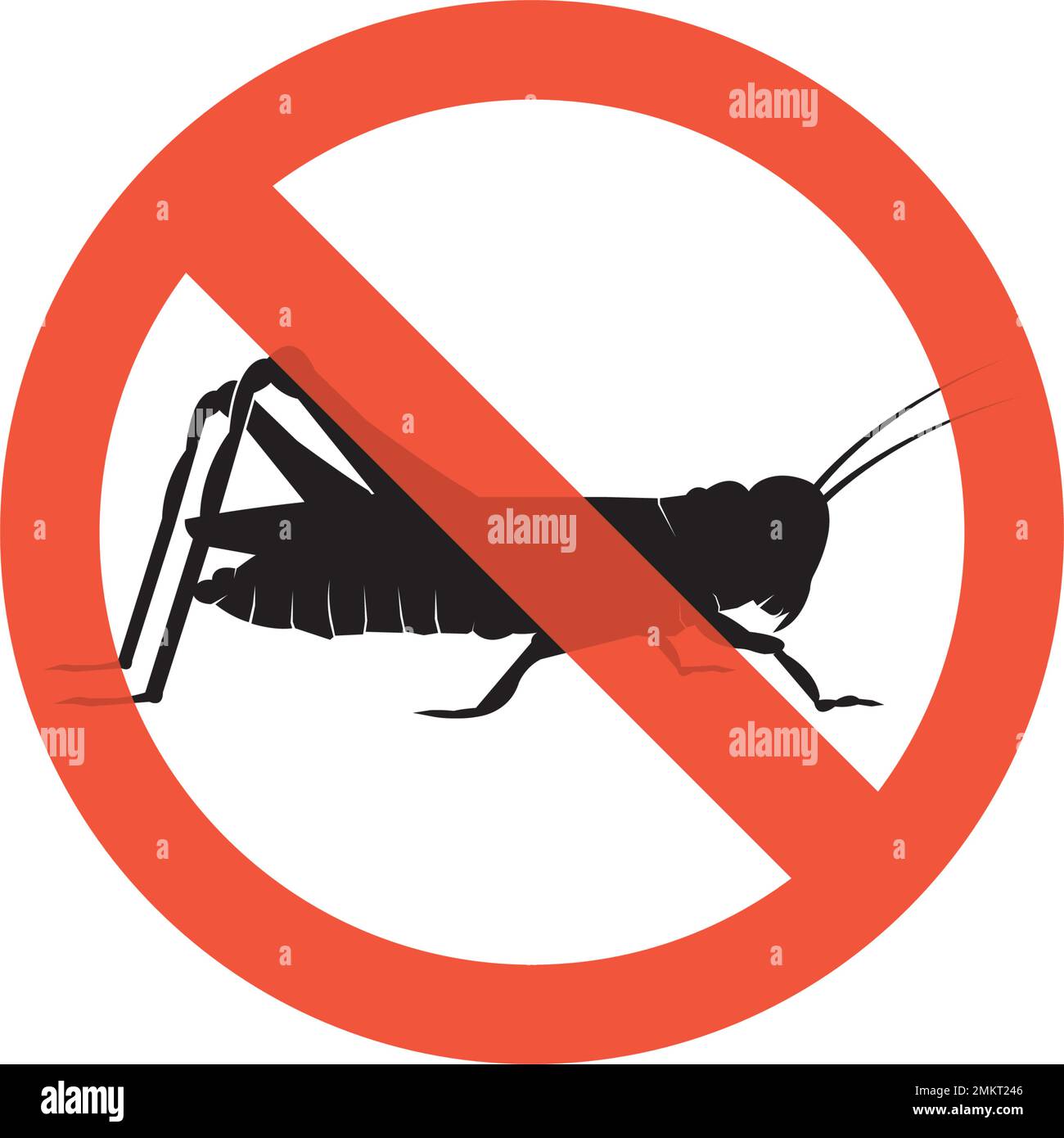 Grasshopper Logo Template vector icon illustration design Stock Vector
