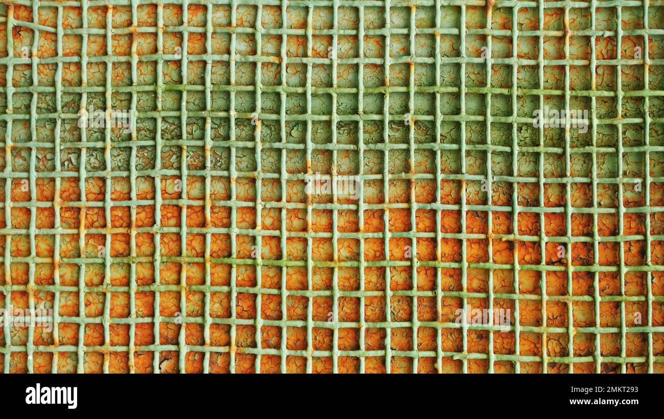 abstract grid metal background Stock Photo