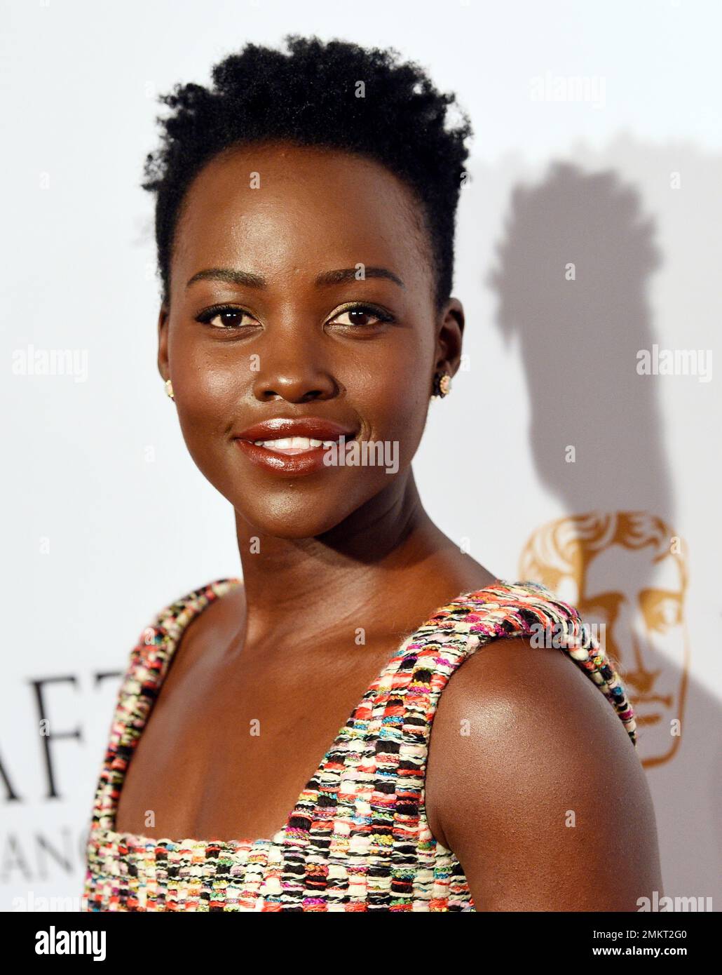 Actress Lupita Nyong'o poses at the 2019 BAFTA Tea Party at the Four