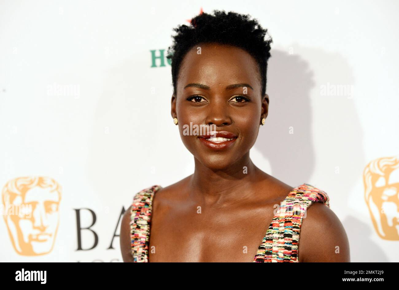 Actress Lupita Nyong'o poses at the 2019 BAFTA Tea Party at the Four