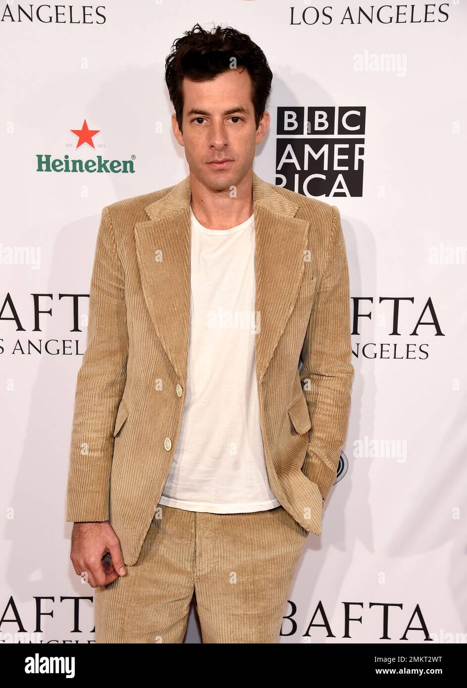 Music producer Mark Ronson poses at the 2019 BAFTA Tea Party at the ...