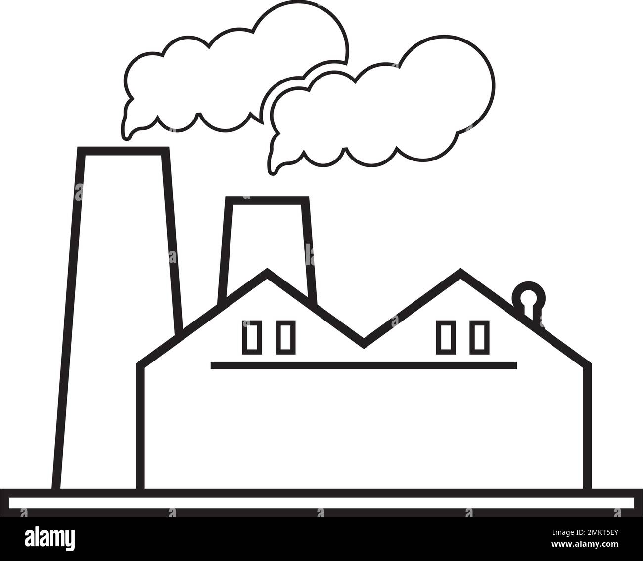 industrial factory vector icon,illustration design template Stock ...