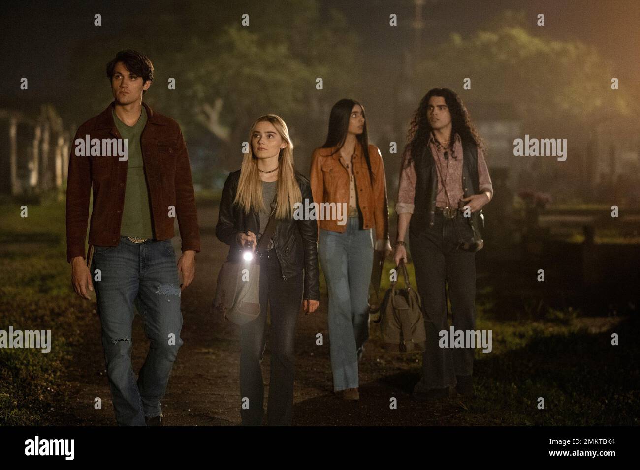 MEG DONNELLY, DRAKE RODGER, NIDA KHURSID and JOJO FLEITES in THE