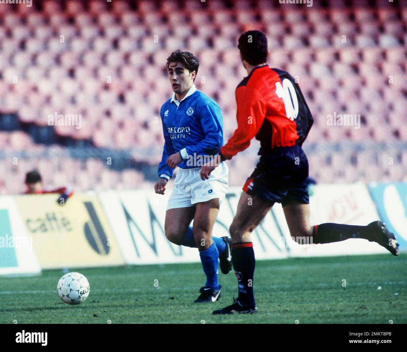 Fabio Cannavaro (Napoli) ; February 26; 1995 - Football : Italian championship 1994 1995 ; 21Day ; match between Napoli 1-0 Genoa at San Paolo Stadium ; Napoli, Italy; ;( photo by aicfoto)(ITALY) [0855] Stock Photo
