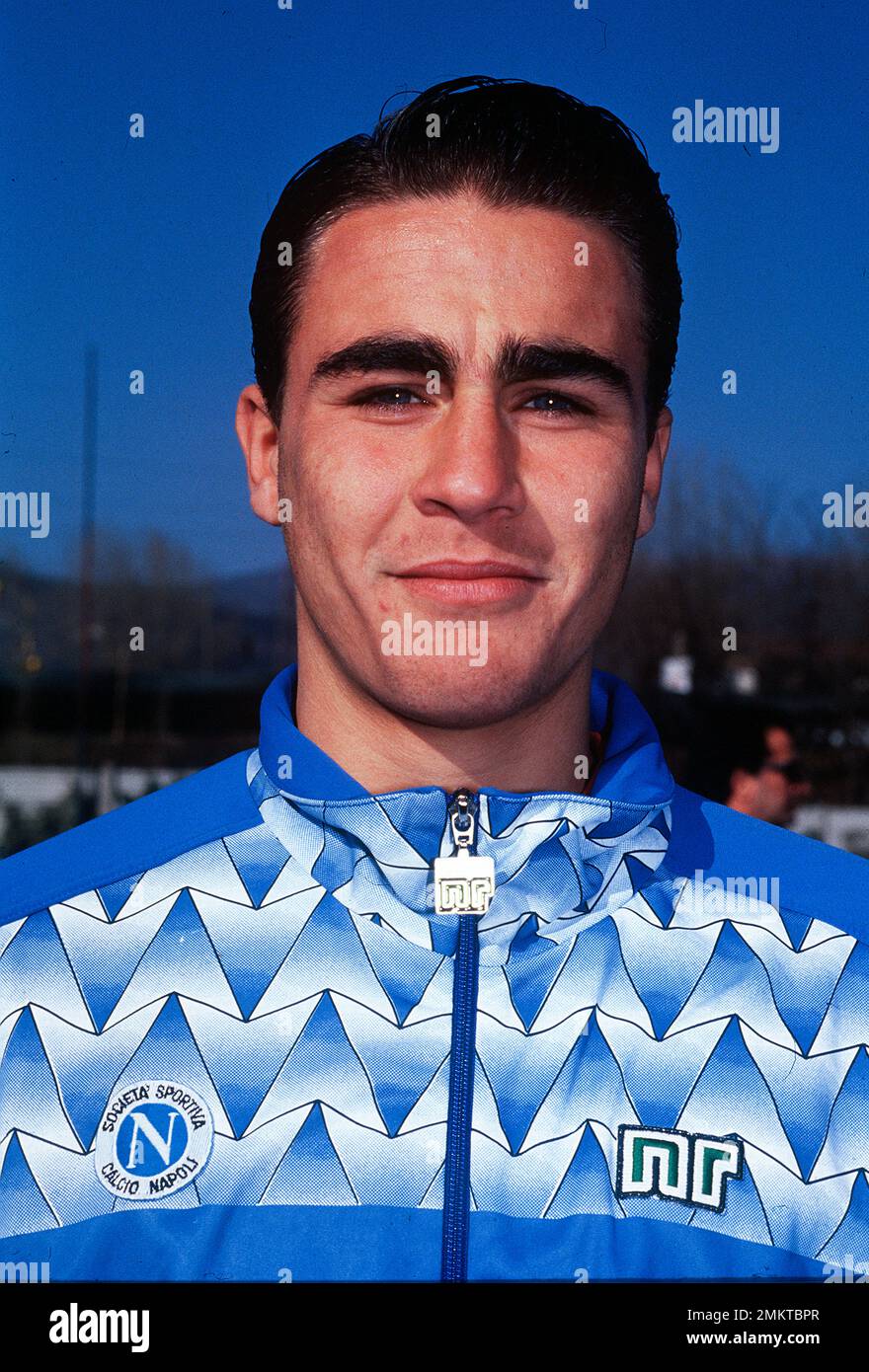 Fabio Cannavaro (Napoli) ; February 8; 1993 - Football : Viareggio Tournament 1993; ; final match between Atalanta 0-0 Napoli at Dei Pini Stadium ; Viareggio, Italy.; ;( photo by aicfoto)(ITALY) [0855] Stock Photo
