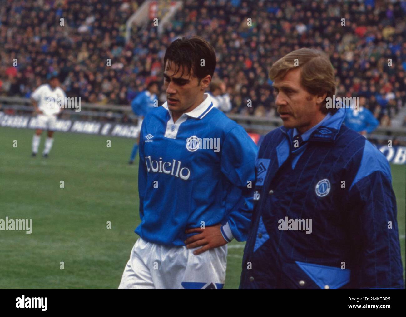 Fabio Cannavaro (Napoli) ; December 19; 1993 - Football : Italian championship 1993 1994 ; 16Day ; match between Parma 1-3 Napoli at Ennio Tardini Stadium ; Parma, Italy; ;( photo by aicfoto)(ITALY) [0855] Stock Photo