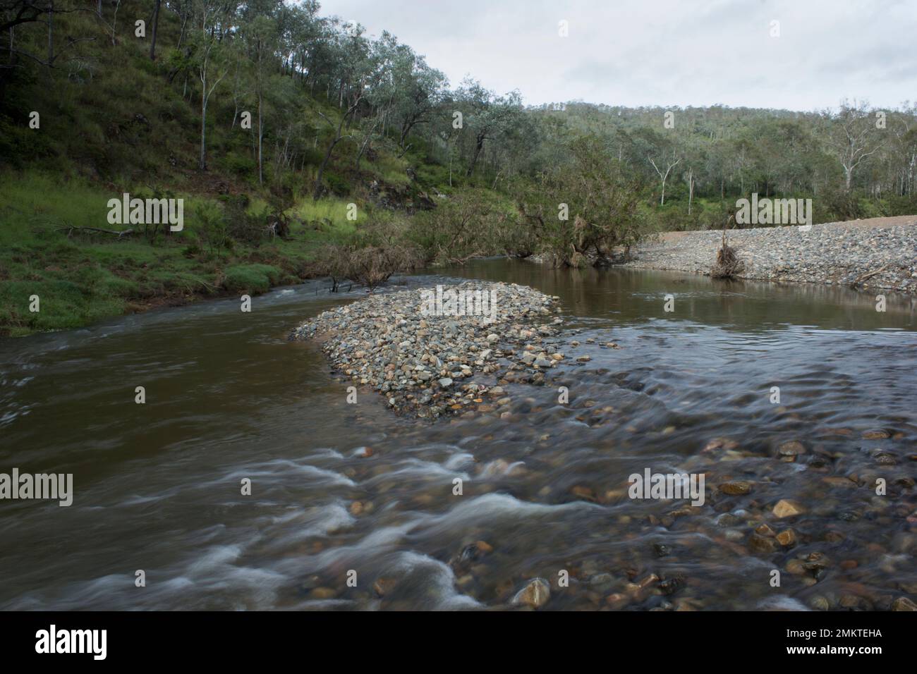 Cascade in Emu Creek at Clancy's Camping Area, Benarkin State Forest