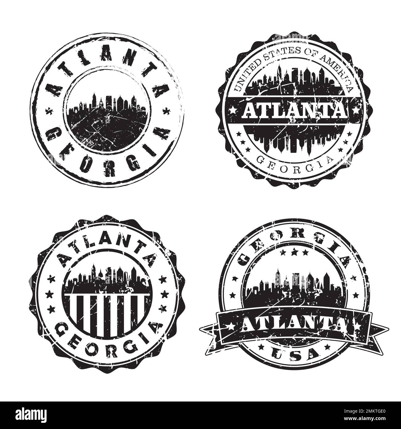 Vintage architecture atlanta Stock Vector Images Alamy