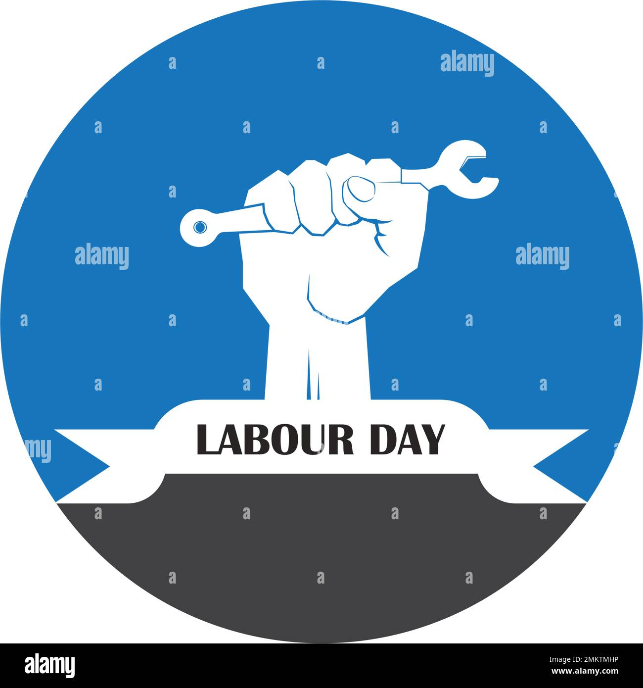 labor day logo vector illustration design template. Stock Vector