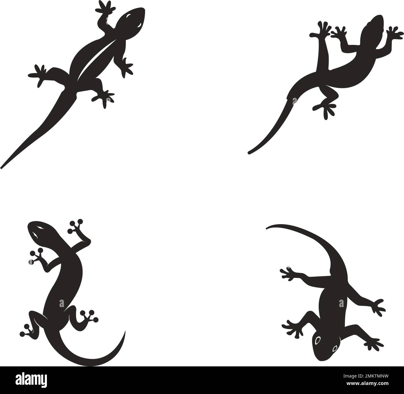 house lizard vector icon illustration simple design Stock Vector