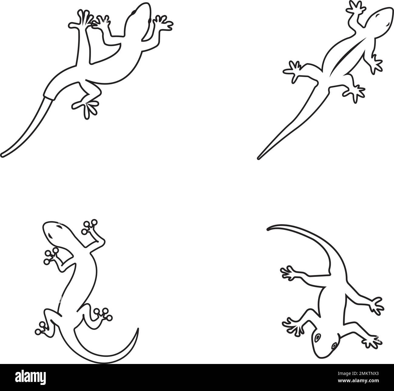 house lizard vector icon illustration simple design Stock Vector Image