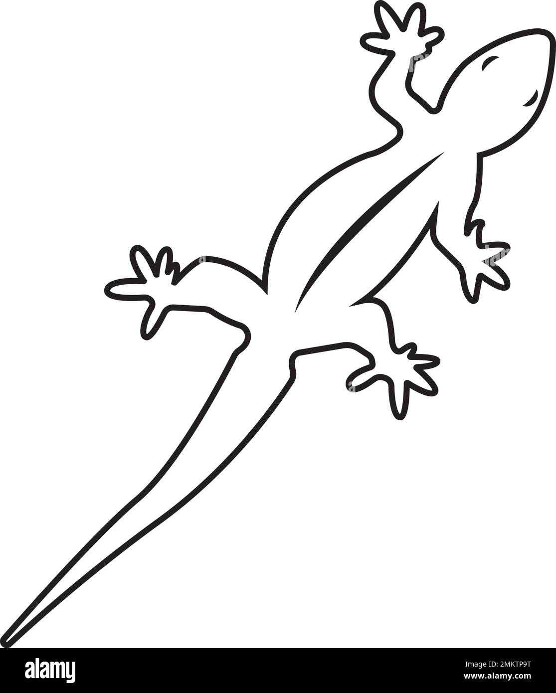 How To Draw A Lizard,Chipkali Very Simple step - YouTube