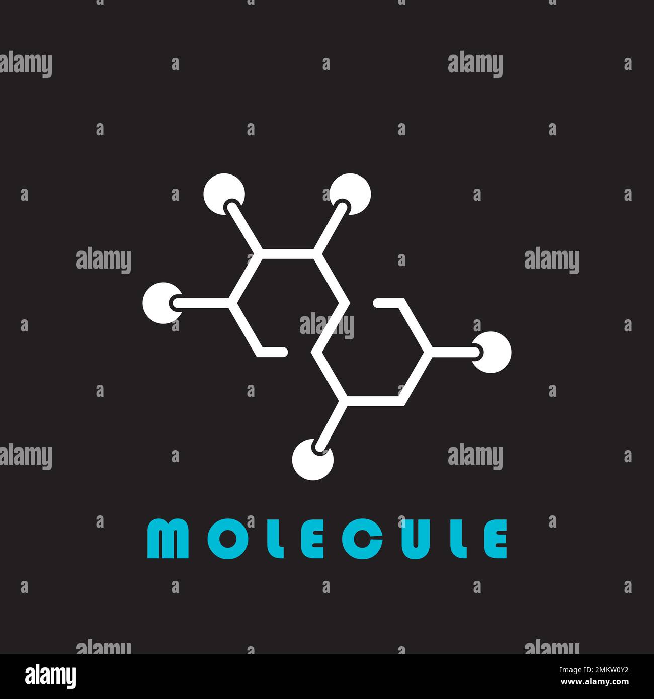 molecule logo vector illustration design template Stock Vector Image ...
