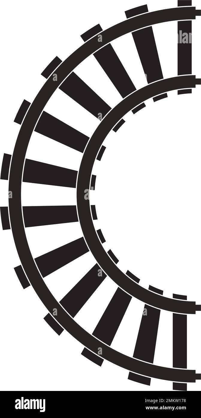 railway logo vector illustration symbol design Stock Vector Image & Art ...