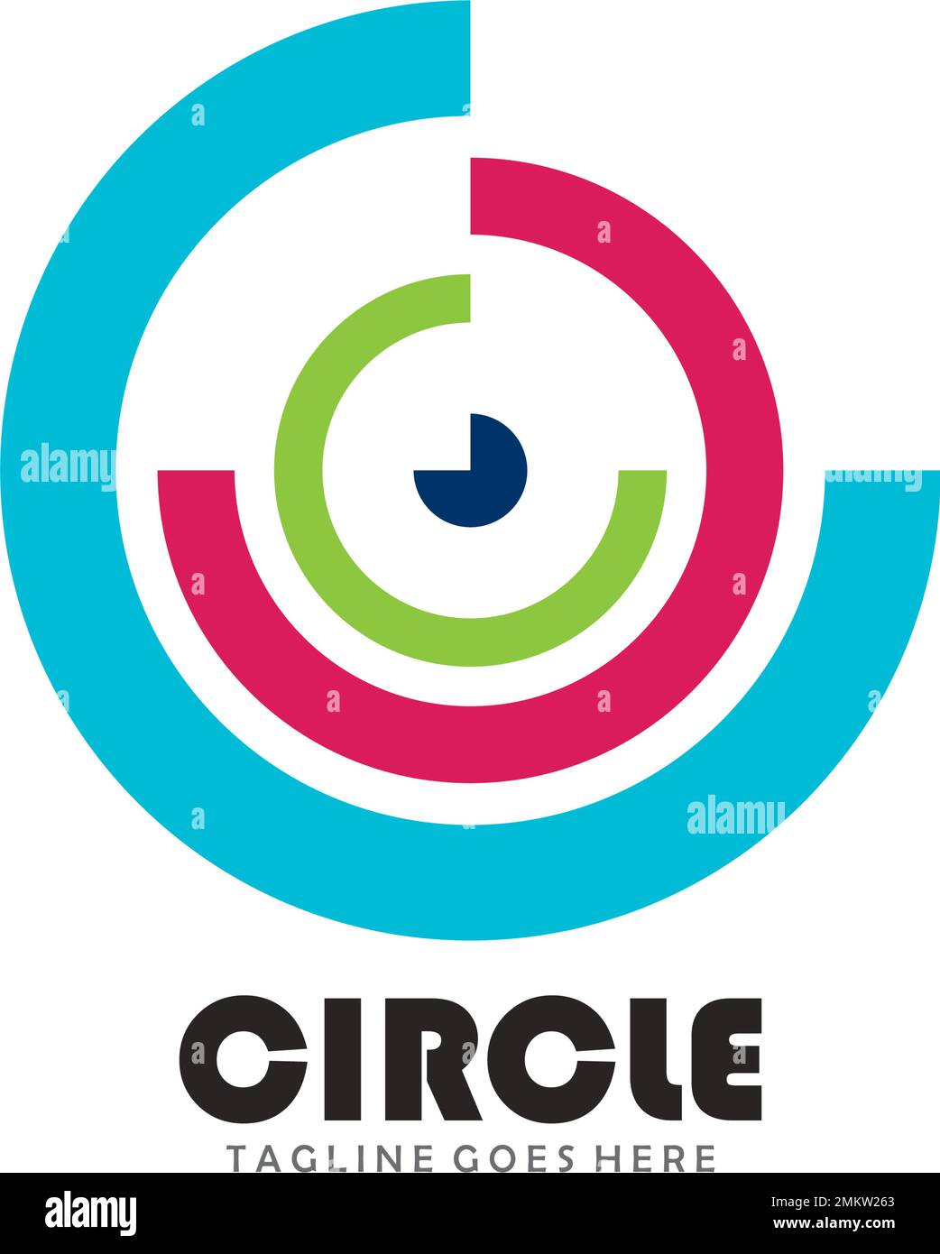 vortex circle logo and symbols,icon design template. Stock Vector
