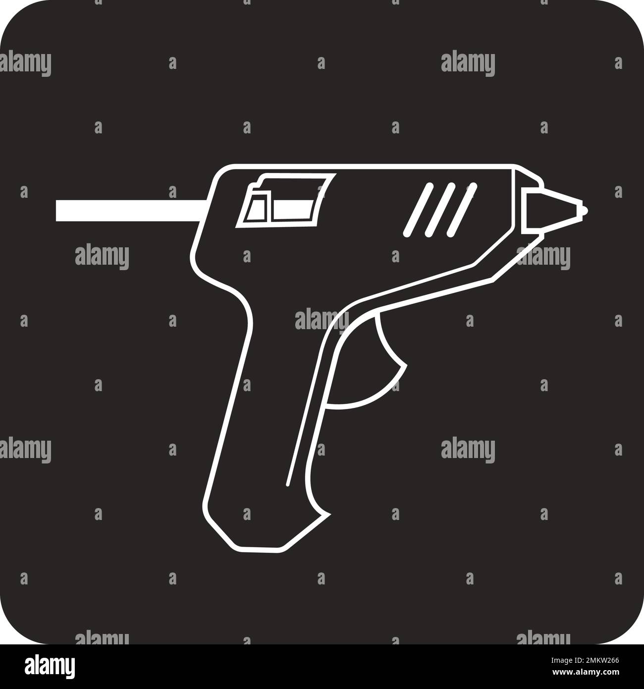 Hot glue gun vector vectors hi-res stock photography and images - Alamy