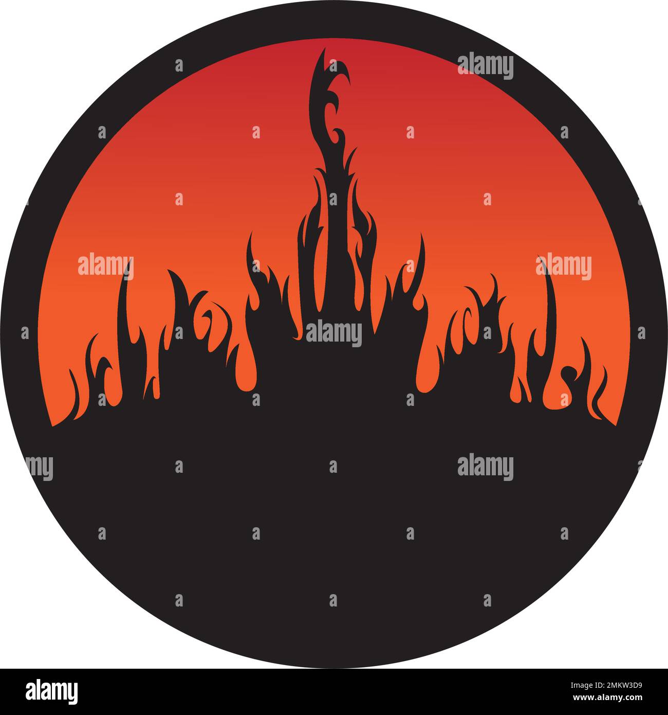 fire icon vector,illustration design template Stock Vector Image & Art ...