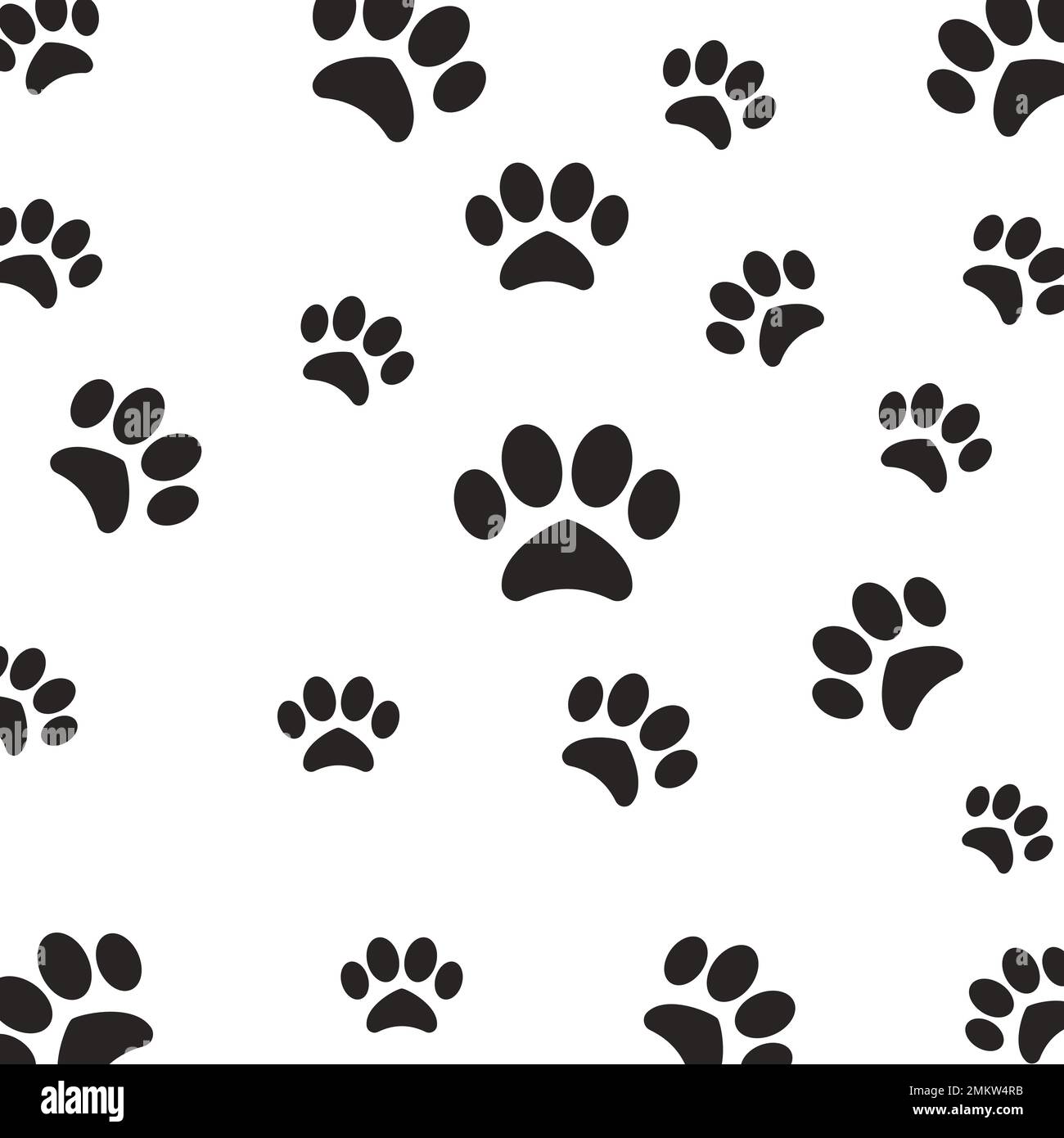 dog footprints logo background illustration abstract design Stock ...