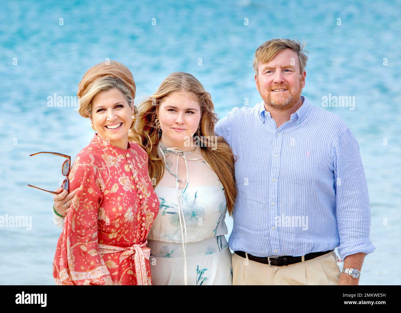 King Willem-Alexander, Queen Maxima and Princess Amalia of The ...