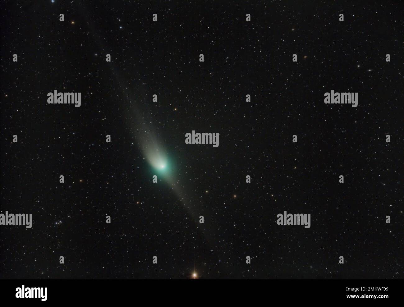 Comet C/2022 E3 ZTF Stock Photo