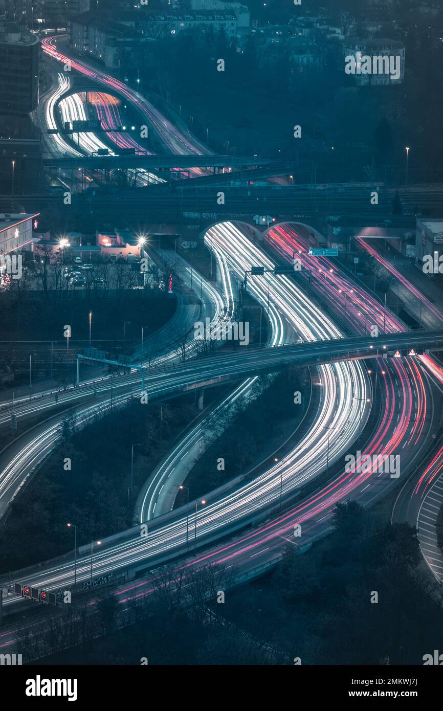 Long exposure motorway hi-res stock photography and images - Alamy