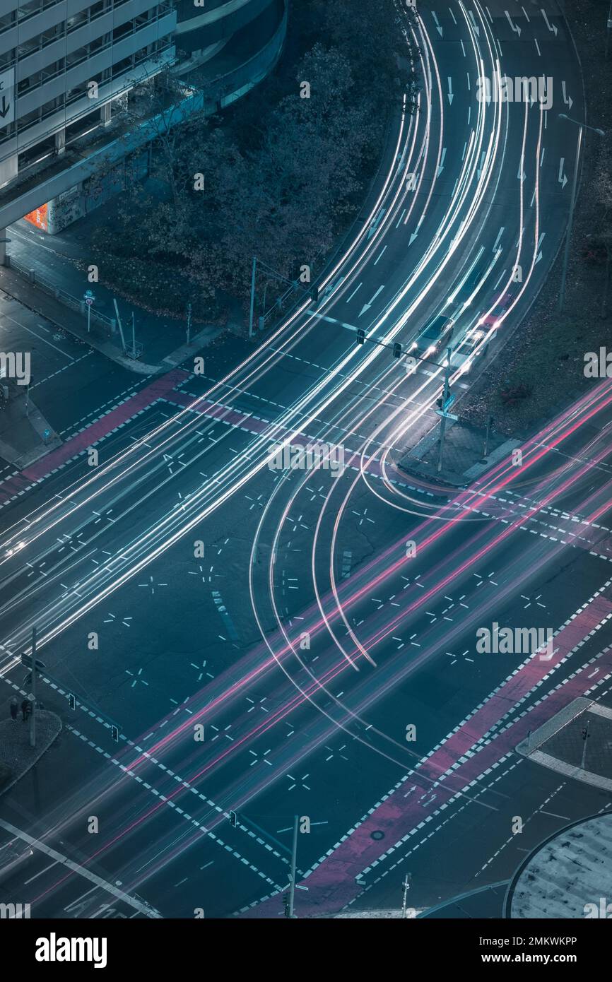 Long exposure motorway hi-res stock photography and images - Alamy