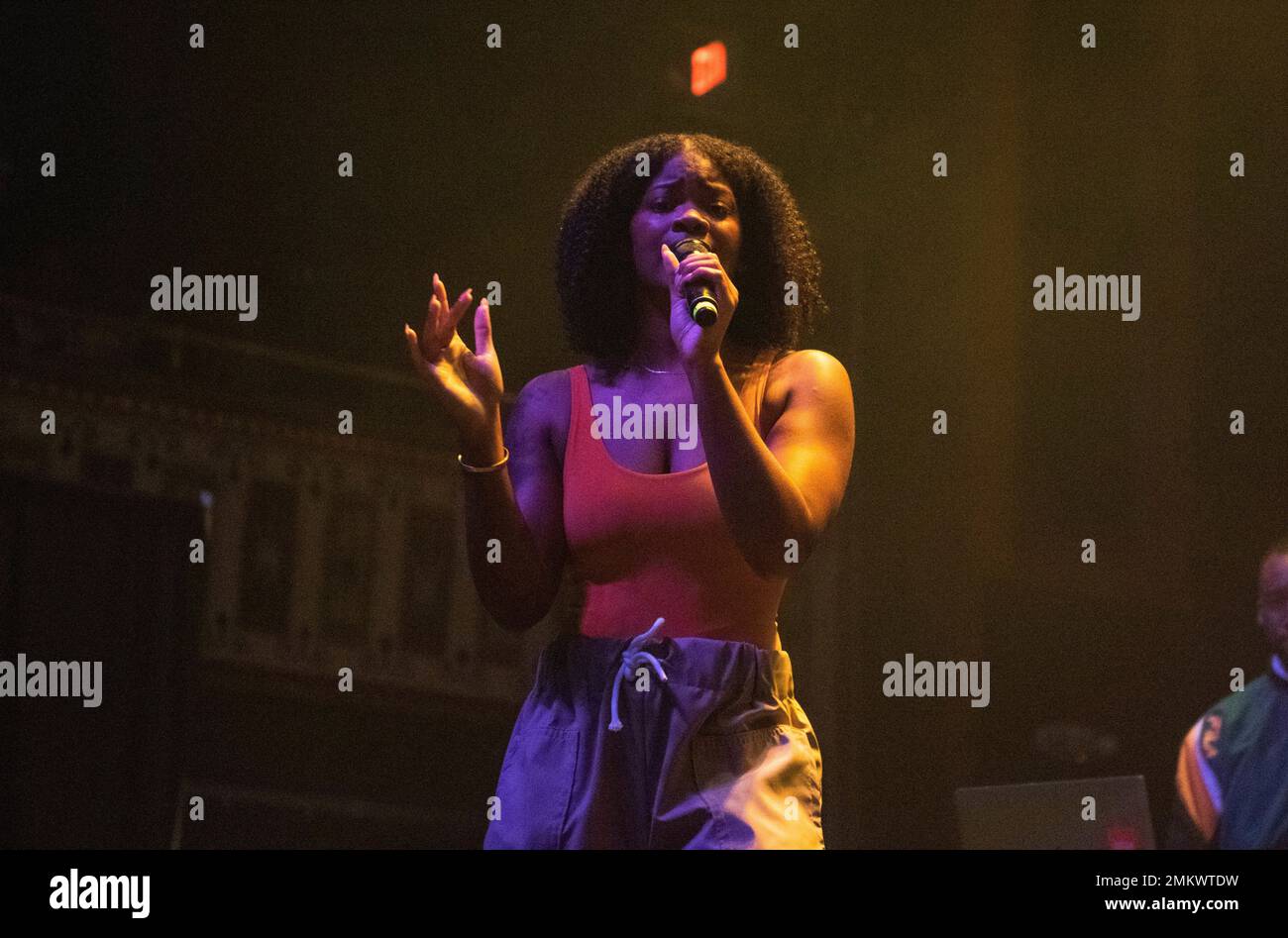 Ari Lennox performs on stage at the Tabernacle on Saturday, Dec. 22