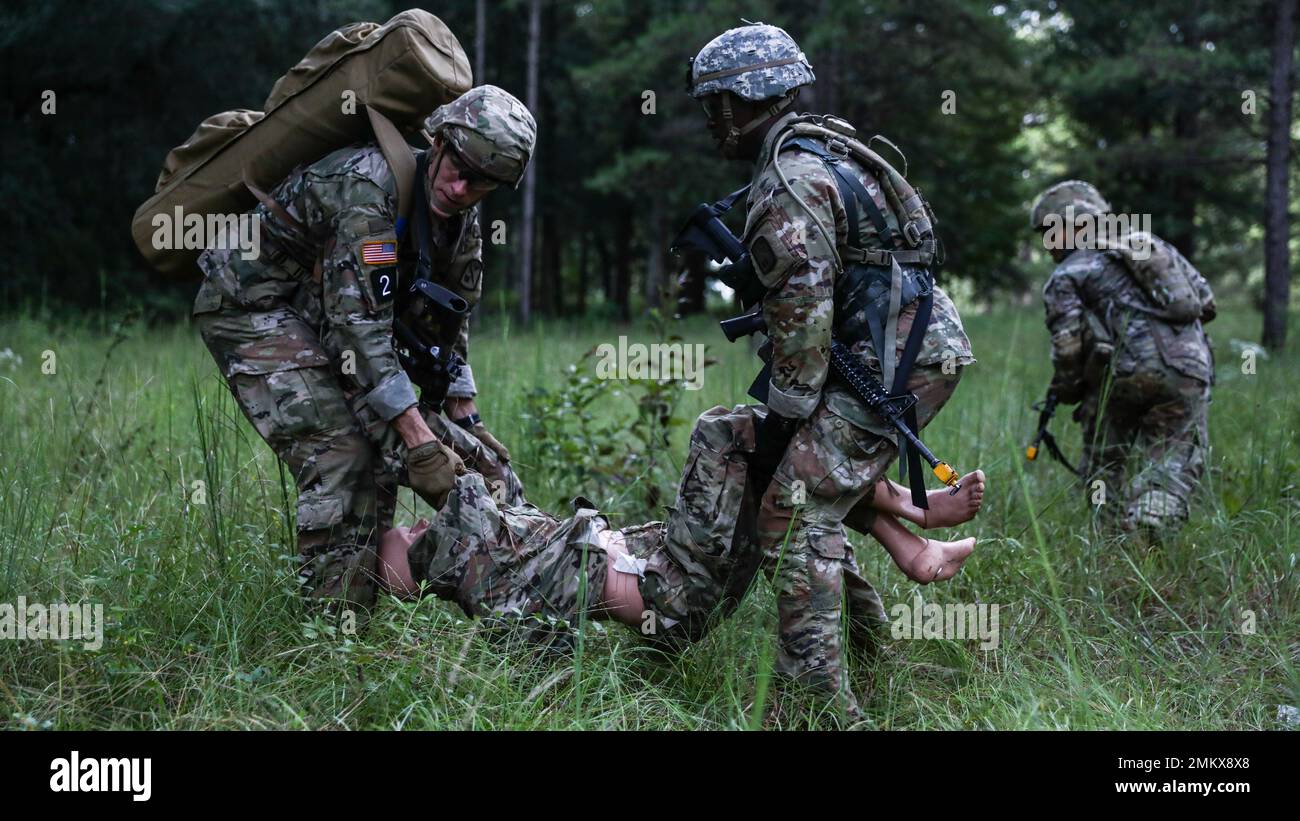 Members of Squad 2, representing Cyber Center of Excellence participate