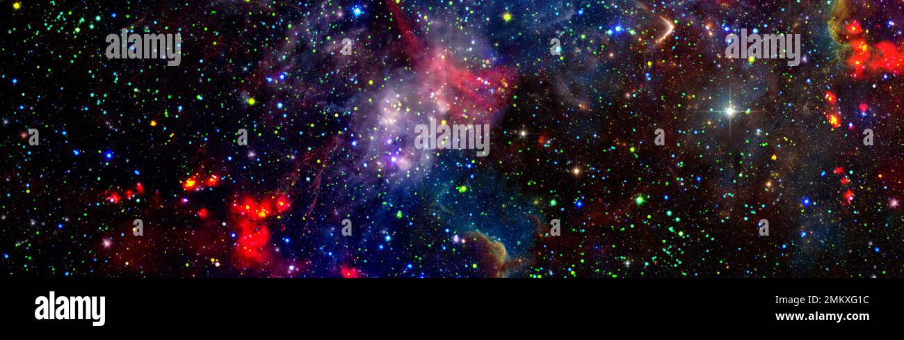 Space background with nebula and stars and galaxy.Elements furnished by ...