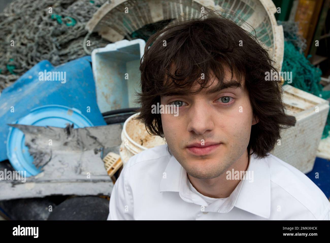 FILE In this May 11, 2017, file photo, Dutch innovator Boyan Slat
