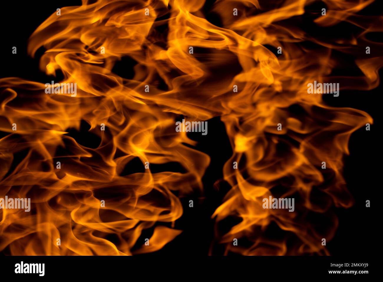 close up photo of fire flame on black background Stock Photo - Alamy