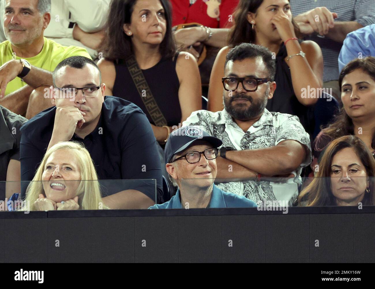 Microsoft founder bill gates tennis hires stock photography and images