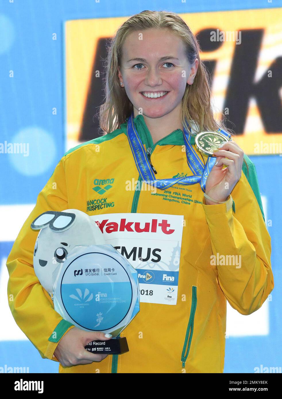 Gold medalist and new world record holder Australia's Ariarne Titmus