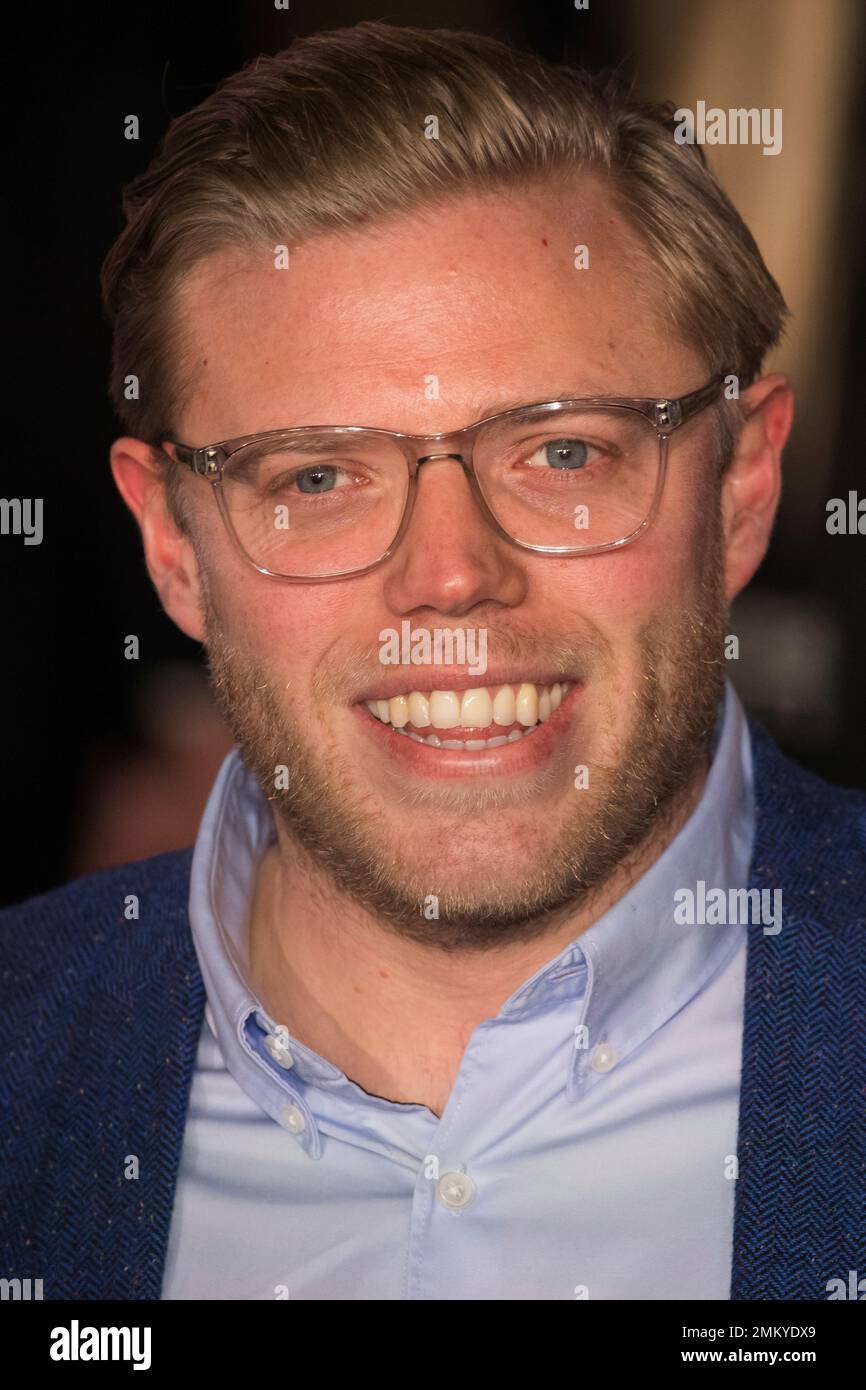 Rob Beckett poses for photographers upon arrival at the 