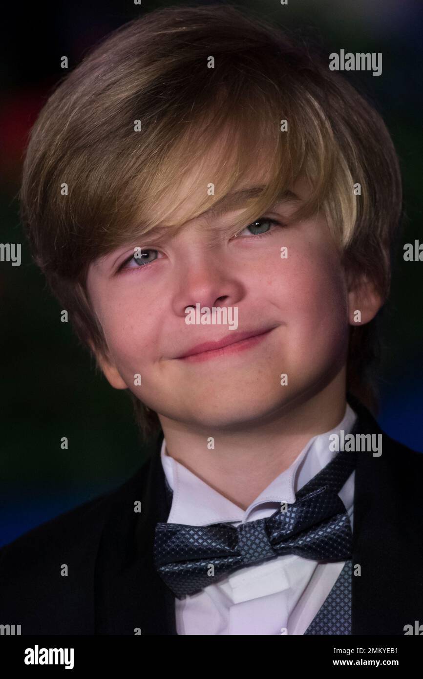 Actor Joel Dawson poses for photographers upon arrival at the ‘Mary