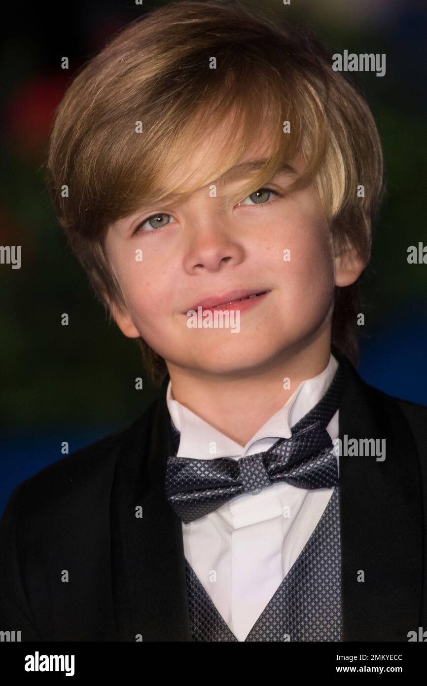 Actor Joel Dawson poses for photographers upon arrival at the ‘Mary
