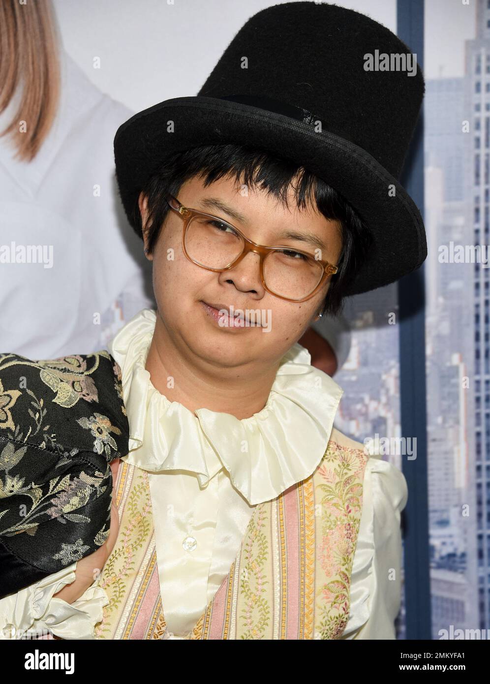 Actress Charlyne Yi attends the world premiere of "Second Act" at Regal