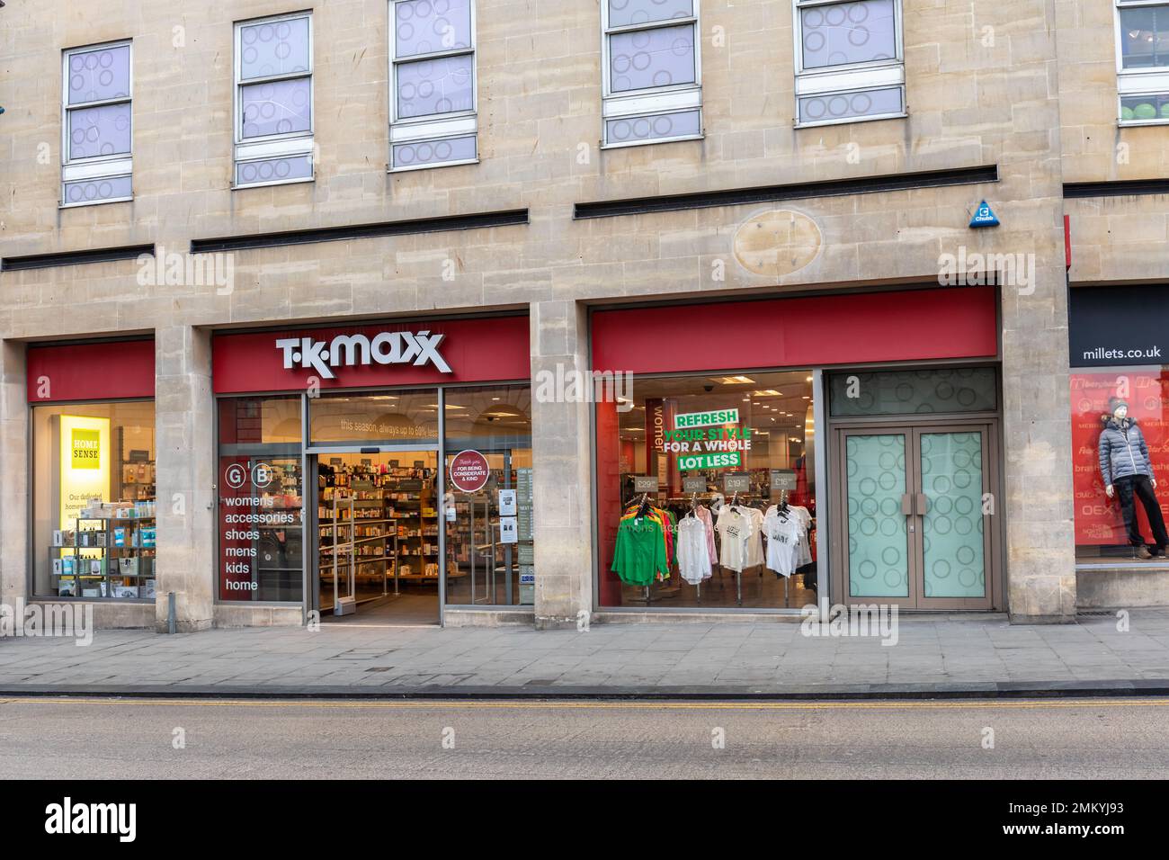 TK Maxx store in Bath, Somerset, England, UK Stock Photo