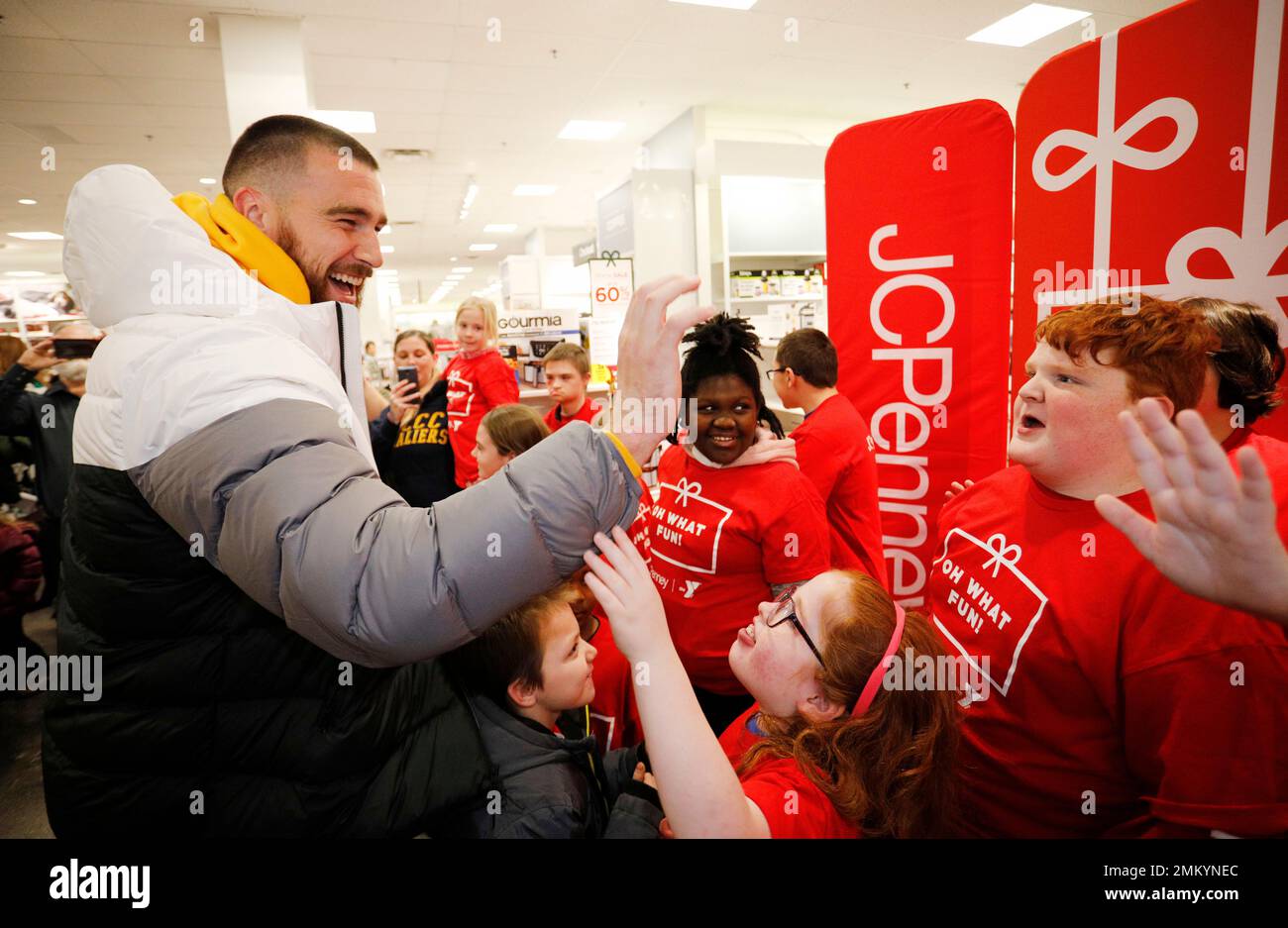 IMAGE DISTRIBUTED FOR JCPENNEY Kansas City Chiefs tight end Travis Kelce teams up with JCPenny