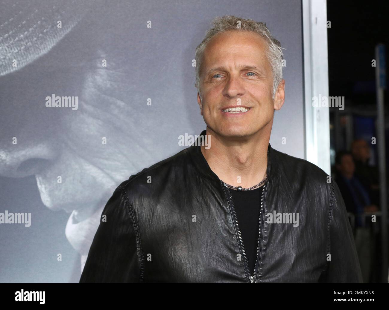 Patrick Fabian arrives at the world premiere of "The Mule" on Monday