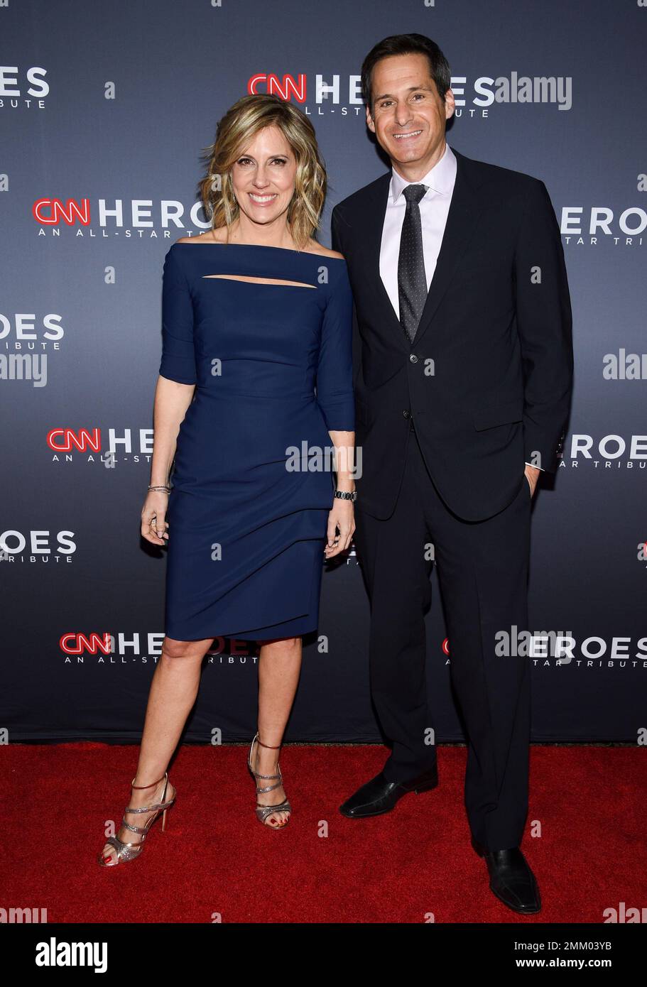 CNN anchors Alisyn Camerota, left, and John Berman attend the 12th annual  CNN Heroes: An All-Star Tribute at the American Museum of Natural History  on Sunday, Dec. 9, 2018, in New York. (