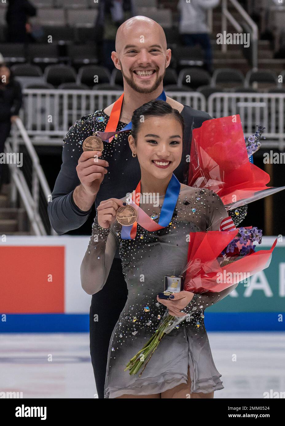 San Jose, USA. 28th Jan, 2023. Eliie Kam and Danny O'Shea won the