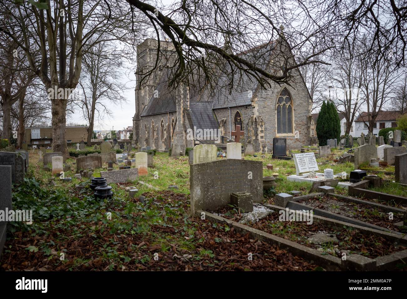 St Michael the Archangel, King's Way Benefice, Bristol, UK Stock Photo ...