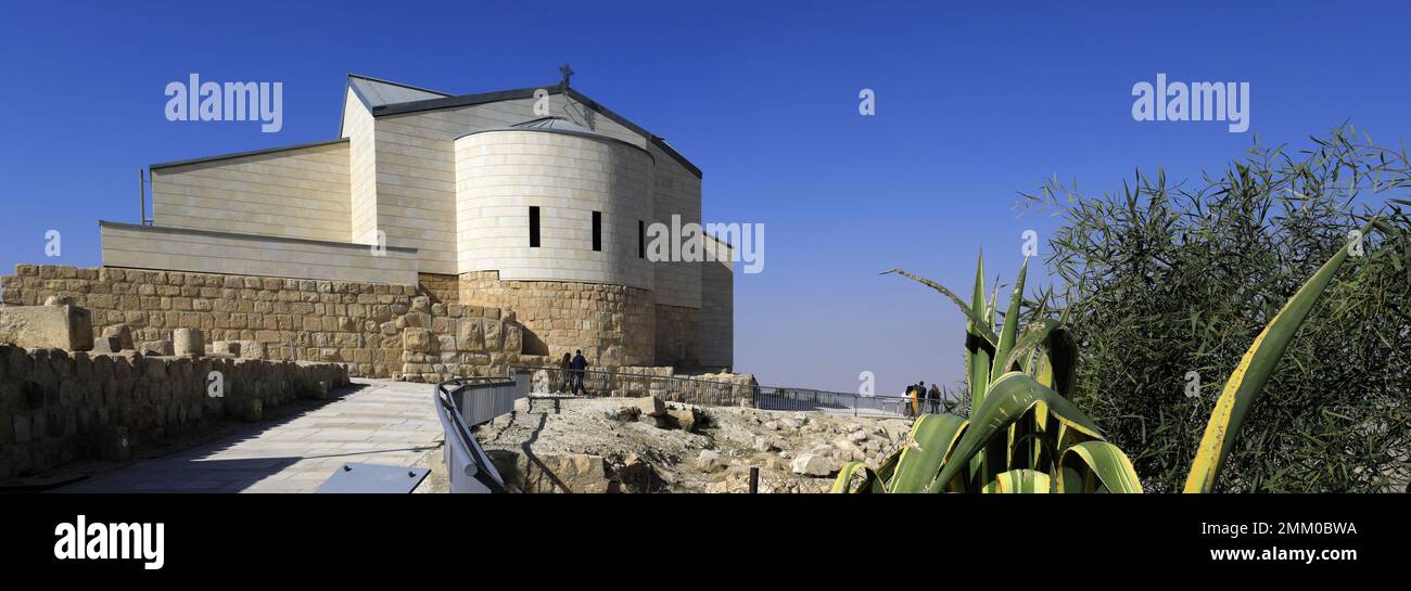 The Moses Memorial Church Mount Nebo Madaba Governorate Jordan