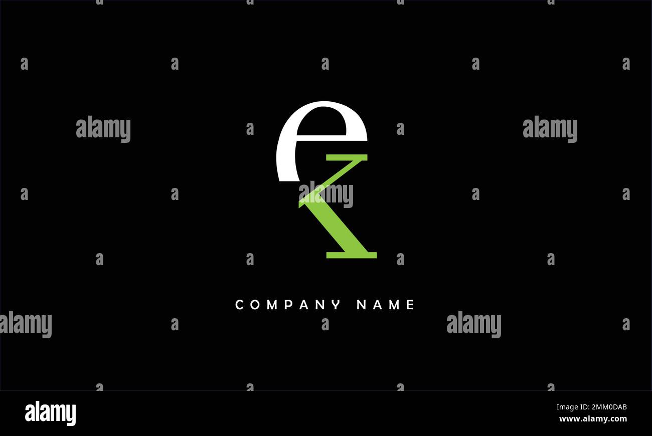 KE, EK Abstract Letters Logo Monogram Stock Vector